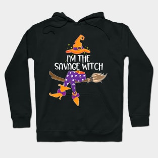 Im He Savage Witch Halloween Matching Group Costume Hoodie